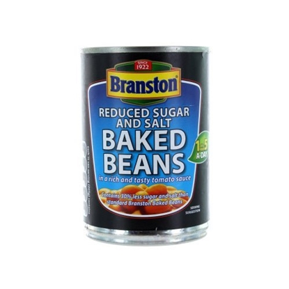 Picture of BRANSTON BAKED BEANS REDUCED SUGAR & SALT 410G